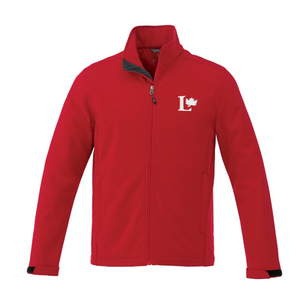 Softshell Jacket – Mens – Red - Front